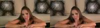 3D TV sexy cute pornstar gives head in POV style